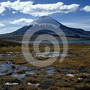 Parinacota stratovulcano