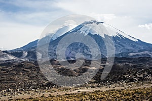 Parinacota Volcano, Lauca, Chile photo