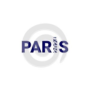 Paris 2024 Olympics. Logo for the Olympics. Vector illustration