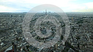 Paris aerial time lapse