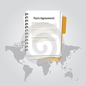 Paris agreement climate accord paper document international