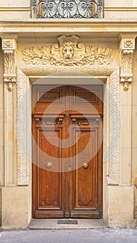 Paris, an ancient door photo