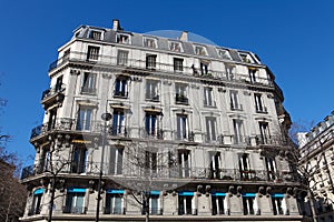 Paris Apartment block