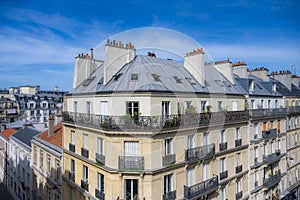 Paris, beautiful building in the 17e arrondissement