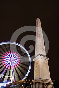 Paris Big wheel, Eiffel Tower, Obelisque