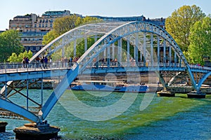 Paris bridge over river senna