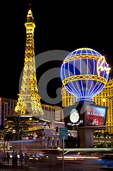 Paris Casino at night