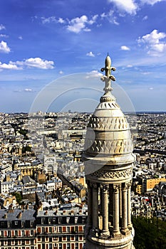 Paris - Circa May 2011: Aerial View of Paris From the Sacre Coeur Basilica III