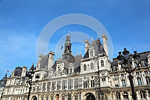 Paris City Hall in the french capital