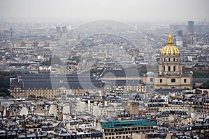 Paris city panoramic view