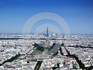 Paris city by sky