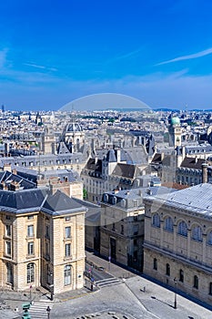 Paris, cityscape, typical roofs