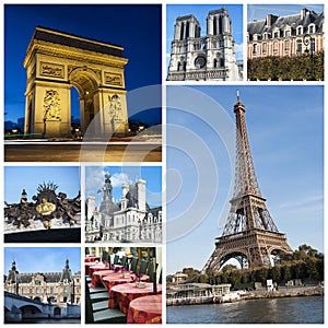 Paris collage