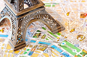 Paris detailed map