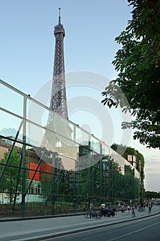 Paris Eiffel Tower, Quai Branly photo