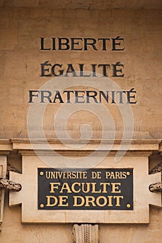 Paris faculty of law