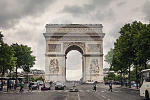 Arc de Triomphe - Arch of Triumph, Paris