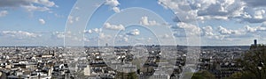 Paris, France, Europe, aerial view, Montmartre, hill, skyline, city