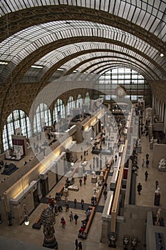 Paris, France, Musee d`Orsay, museum, Gare d`Orsay, Beaux Arts, railway station, art