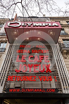 The Olympia is a concert venue in the 9th arrondissement of Paris, France