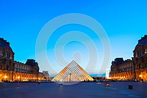 The Louvre Art Museum in Paris