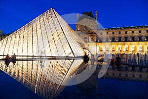 The Louvre Art Museum in Paris