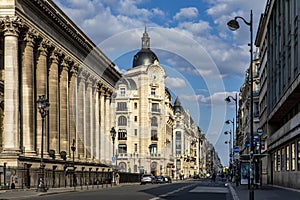 Haussmann buildings in Reaumur street