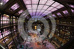 PARIS, FRANCE - NOVEMBER 18 2021 - Evolution Gallery Museum of natural history Grande Galerie de l`ï¿½volution