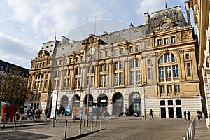 The Saint-Lazare Railway station in central Paris