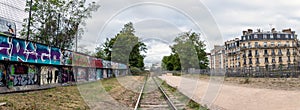 Old railways of the Petite Ceinture in Paris