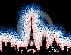 Paris France Silhouette