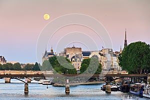 Paris full moon