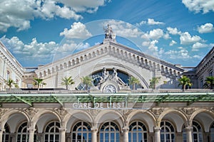 Paris, the gare de lâ€™Est, train station