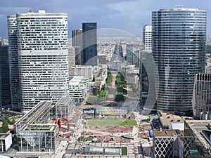 Paris from Grand Arche