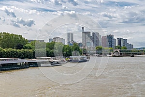 Paris, the Grenelle bridge on the Seine