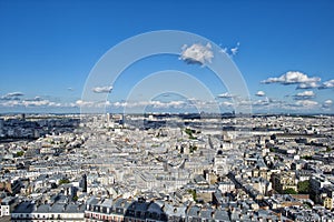 Paris huge aerial view from montmatre photo