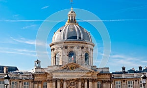 Paris, Institute de France golden dome detail photo