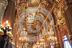 Paris: Interior of Opera Garnier photo