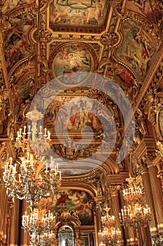 Paris: Interior of Opera Garnier