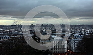 Paris landscape - cityscape from SacrÃÂ©-CÃâur