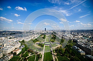 Paris landscape - champ de mars