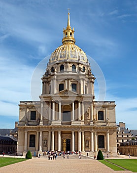 Paris - Les Invalides hospital and chapel dome