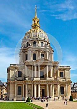 Paris - Les Invalides hospital and chapel dome