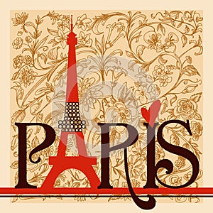 Paris lettering