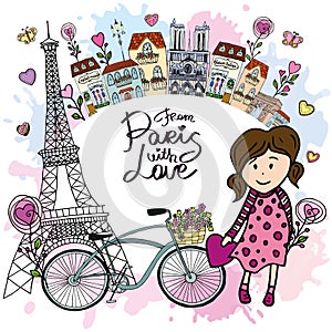 From Paris with Love card