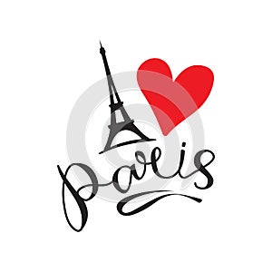 Paris love heart