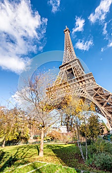 Paris, magnificence of Eiffel Tower