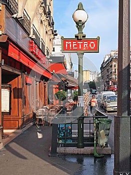 Gare de l`Est Metro Train Station, Paris France