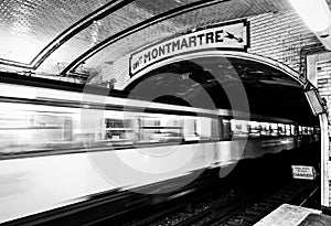 Paris Metro Station photo