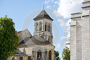 Paris Montmatre Cathedral detail